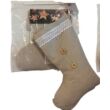 Kép 2/2 - Karácsonyi zokni készítő szett - fehér csipkével