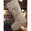 Kép 1/2 - Karácsonyi zokni készítő szett - hímezhető