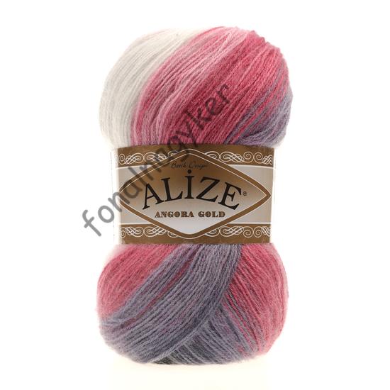 Angora Gold Batik 1602 - rózsaszín-fehér-szürke
