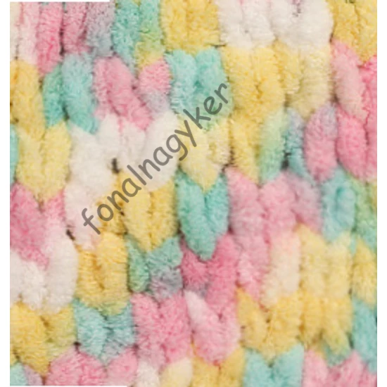 Puffy Color 5862 - sárga -zöld-rózsaszín