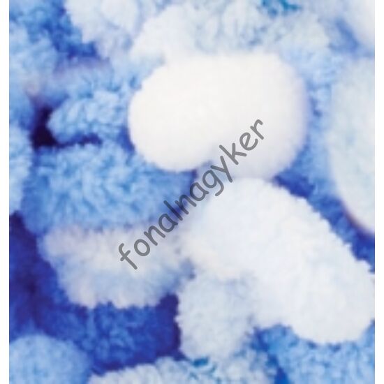 Puffy fine color 6371 - fehér-kék