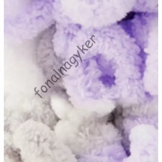 Puffy fine color 6372 - fehér- lila