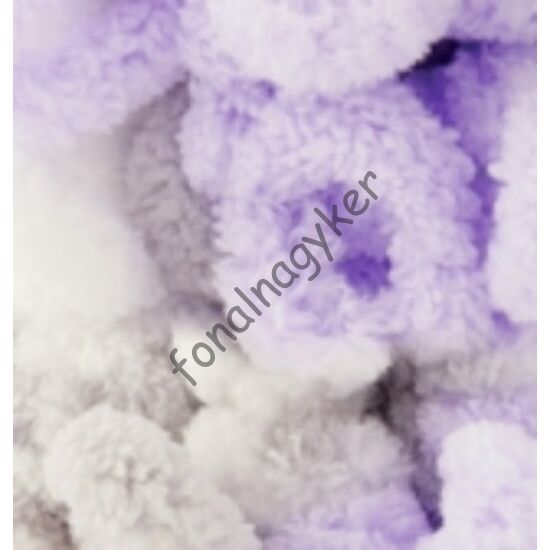 Puffy fine color 6372 - fehér- lila