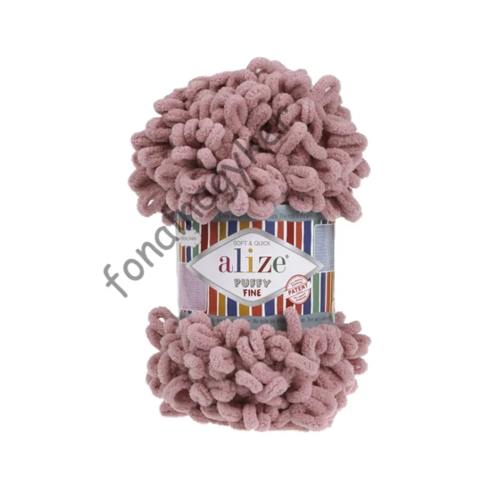 Puffy fine 295 rózsa -pink