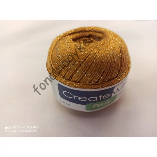 Create With Perlé - arany lurex