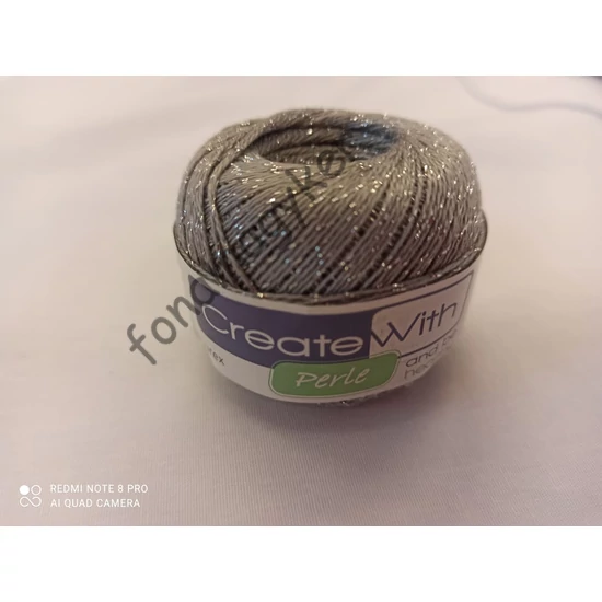 Create With Perlé - ezüst lurex