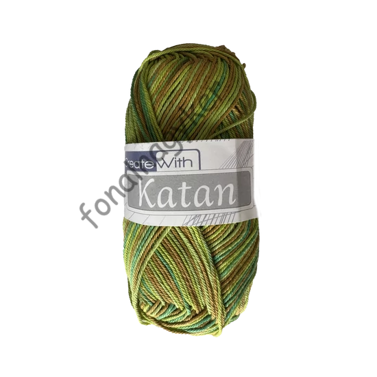 Katan multikolor 528 - zöld-mustár-cián