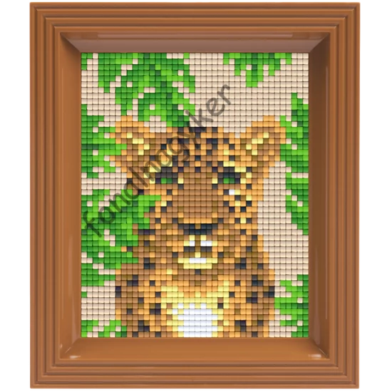 Pixel készlet - Leopárd (dzsungel)