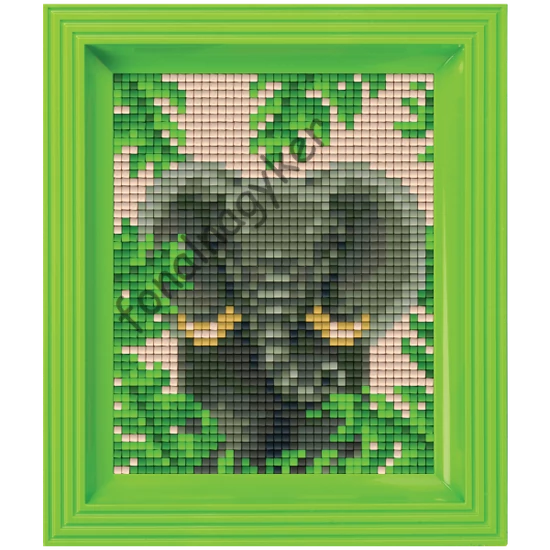 Pixel készlet - Elefánt (dzsungel)