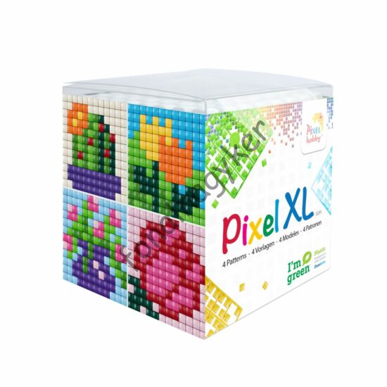 Pixel XL szett - Virágok (6x 6 cm)