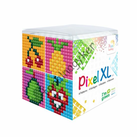 Pixel XL szett - Gyümölcsök (6x 6 cm)
