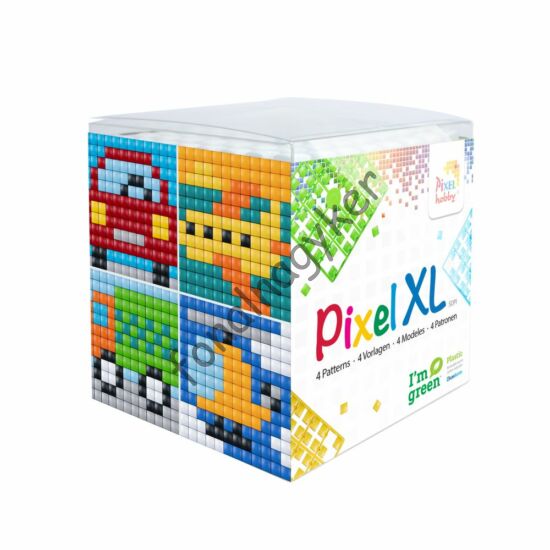 Pixel XL szett - Járművek (6x 6 cm)