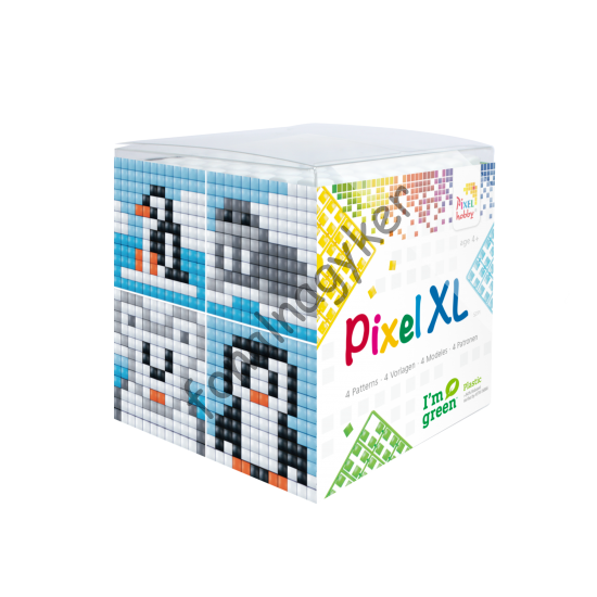 Pixel XL szett - Pingvin (6x 6 cm)