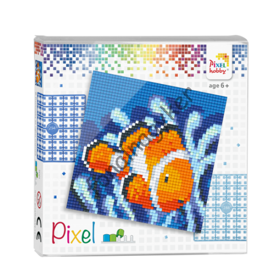 Pixel szett 4 alaplapos - Bohóchal