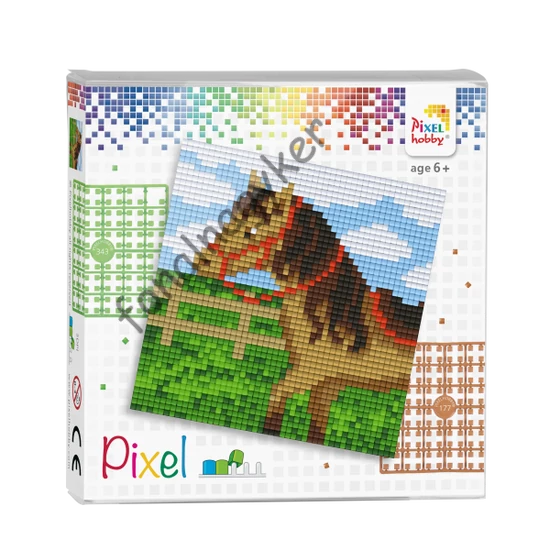 Pixel szett 4 alaplapos - Ló