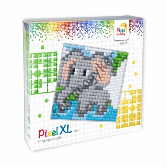 Pixel XL szett - Elefánt (12x 12 cm)