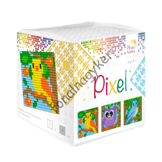 Pixel Kocka - madarak