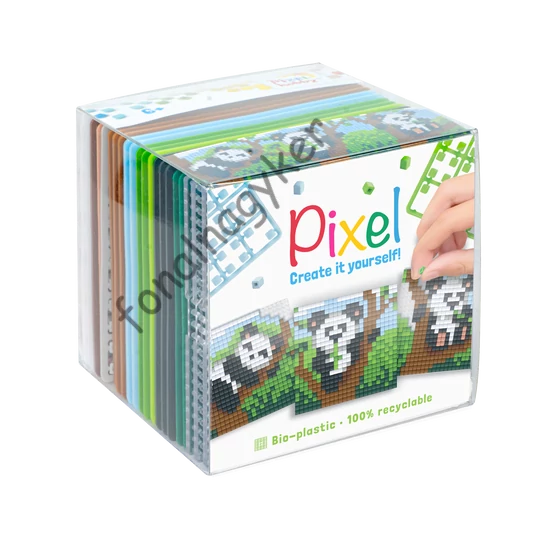Pixel Kocka - Panda
