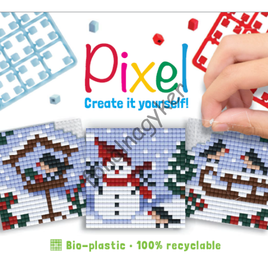 Pixel Kocka - Hóember