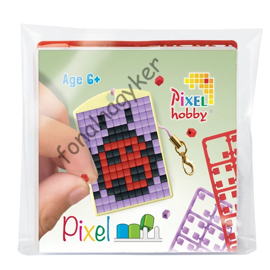 Kulcstartó szett (színes kulcstartó alaplap + 3 szín) katicabogár