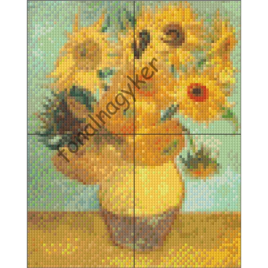 Pixelhobby minta - Van Gogh 4 alaplapos